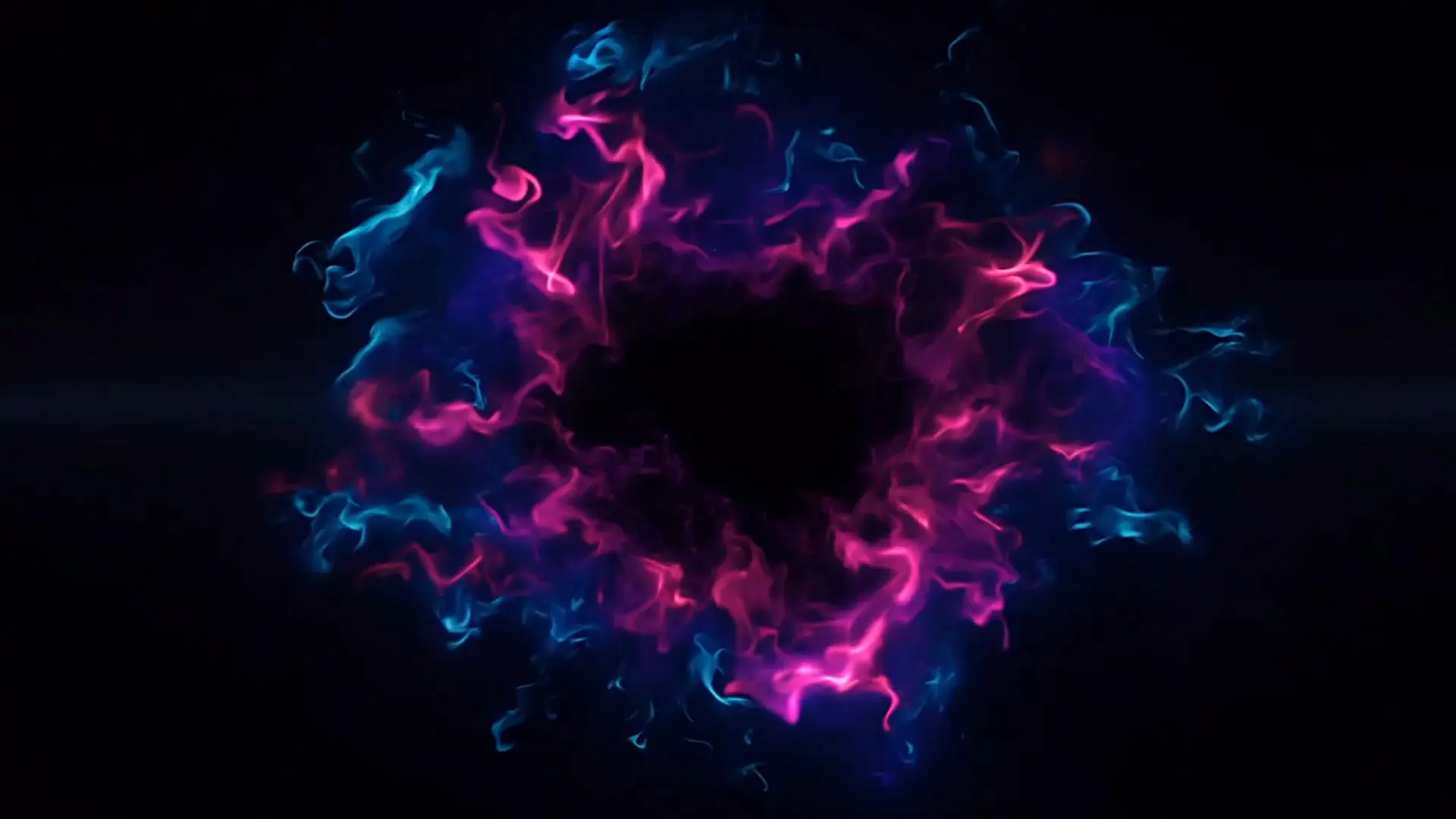 Neon Energy Burst Transition for Sci-Fi Logo Reveal Animation